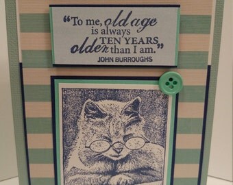 items similar to printable greeting card your cat on etsy