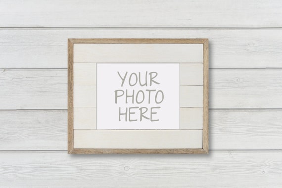 Download 8x10 Wood Frame Mockup Horizontal Frame by PeachesNCreamArtShop