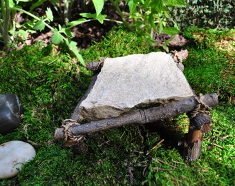 Stone and Wood Table