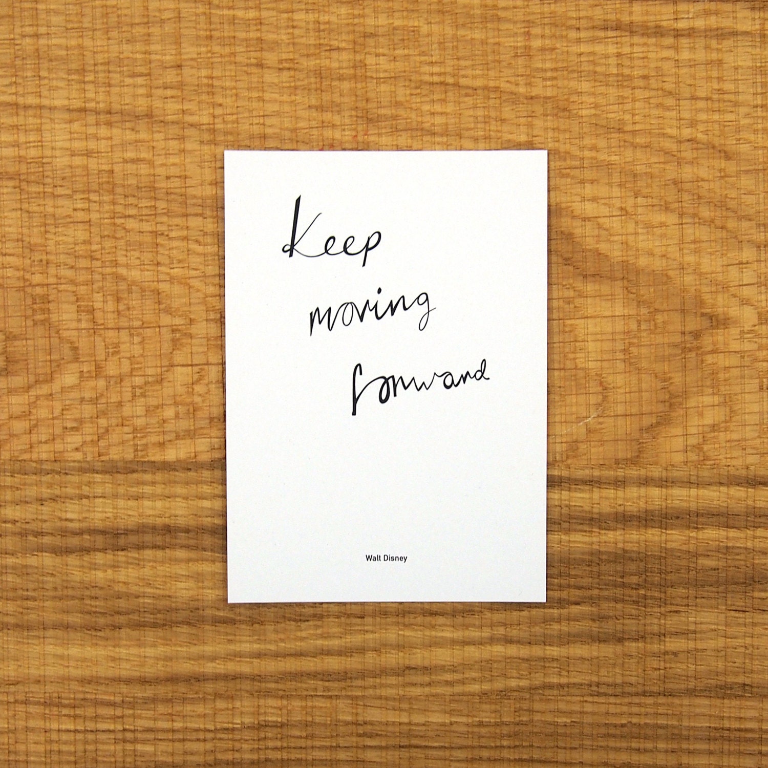 Keep Moving Forward Walt Disney // A6 Quote Print // Cute