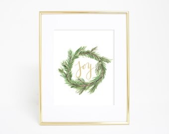 Christmas Prints, Christmas Printables, Wall Art Sign, Holiday Prints, Christmas Decoration, Holiday Decor, Holiday Printable, Joy Print