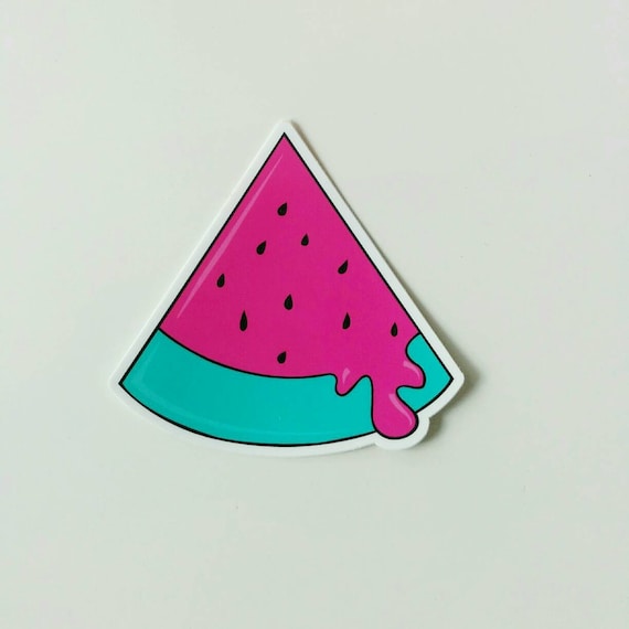 Dripping Watermelon Vinyl Sticker