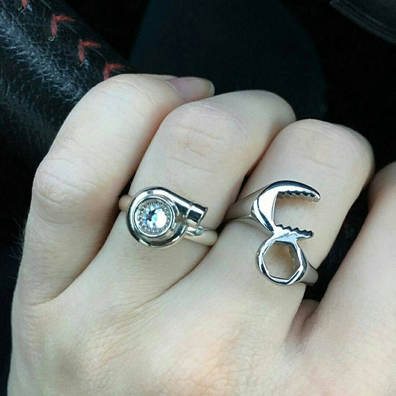 Turbo Ring or Piston Ring Turbocharger Boost by GarageGirlsJewelry