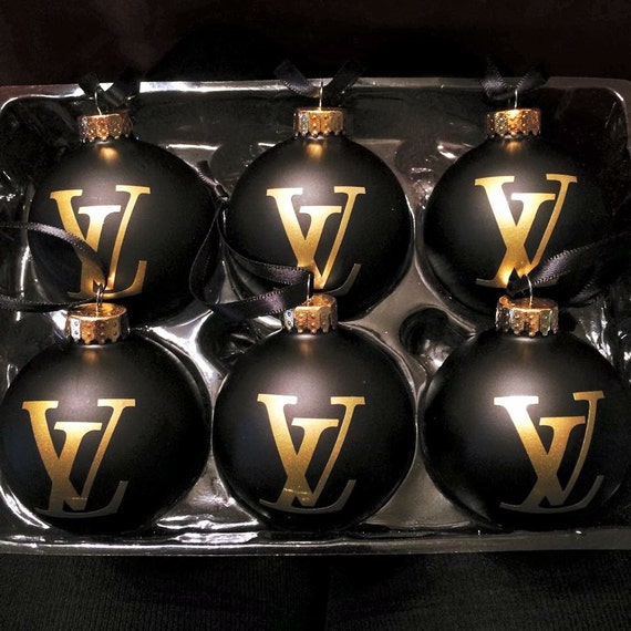 Louis Vuitton LV Christmas Tree Ornament by HollywoodVintageInc