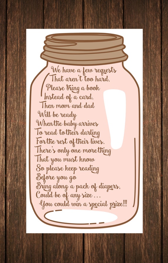Special Requests for Mason Jar Baby Shower Instant Digital