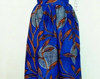 Items similar to Backless African print dress on Etsy