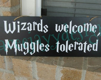 Welcome muggles | Etsy