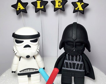 Fondant Star Wars cake topper