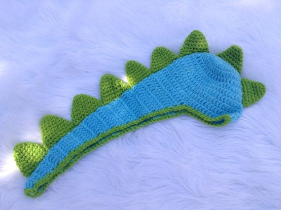 Crochet Dinosaur Newborn Photo Prop Dinosaur Baby Beanie