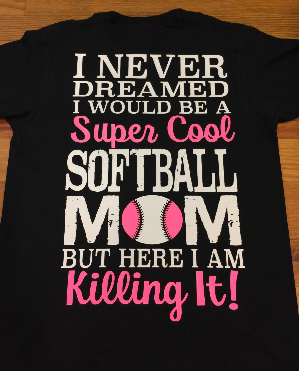 Super Cool Softball Mom Shirt Softball Mom HTV Shirt