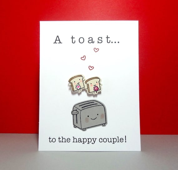 Lesbian Wedding Card LGBT A Toast to the Happy Couple Gay