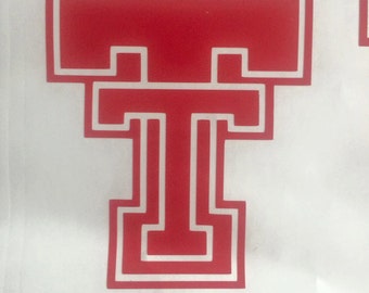 Texas tech decal | Etsy