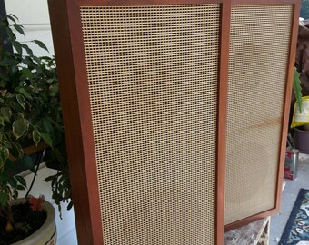 Clearance Vintage speakers sweden mid century modern wood set of 2