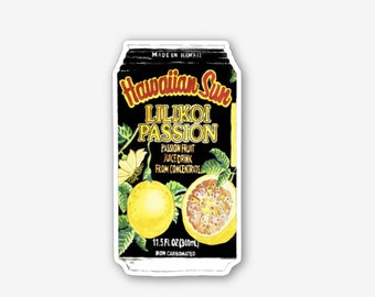 Hawaiian Sun Juice Can *Vinyl Sticker Waterproof