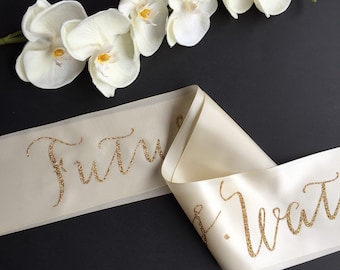Future Mrs Sash, Custom Sash, Bachelorette Sash, Bachelorette Party, Party Sash, The Bride Sash, Glitter Sash, Future Mrs, Bride, Bride Gift