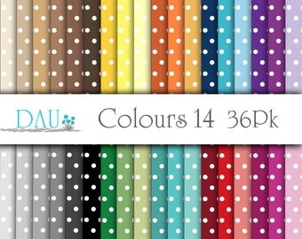 Multi color dots | Etsy