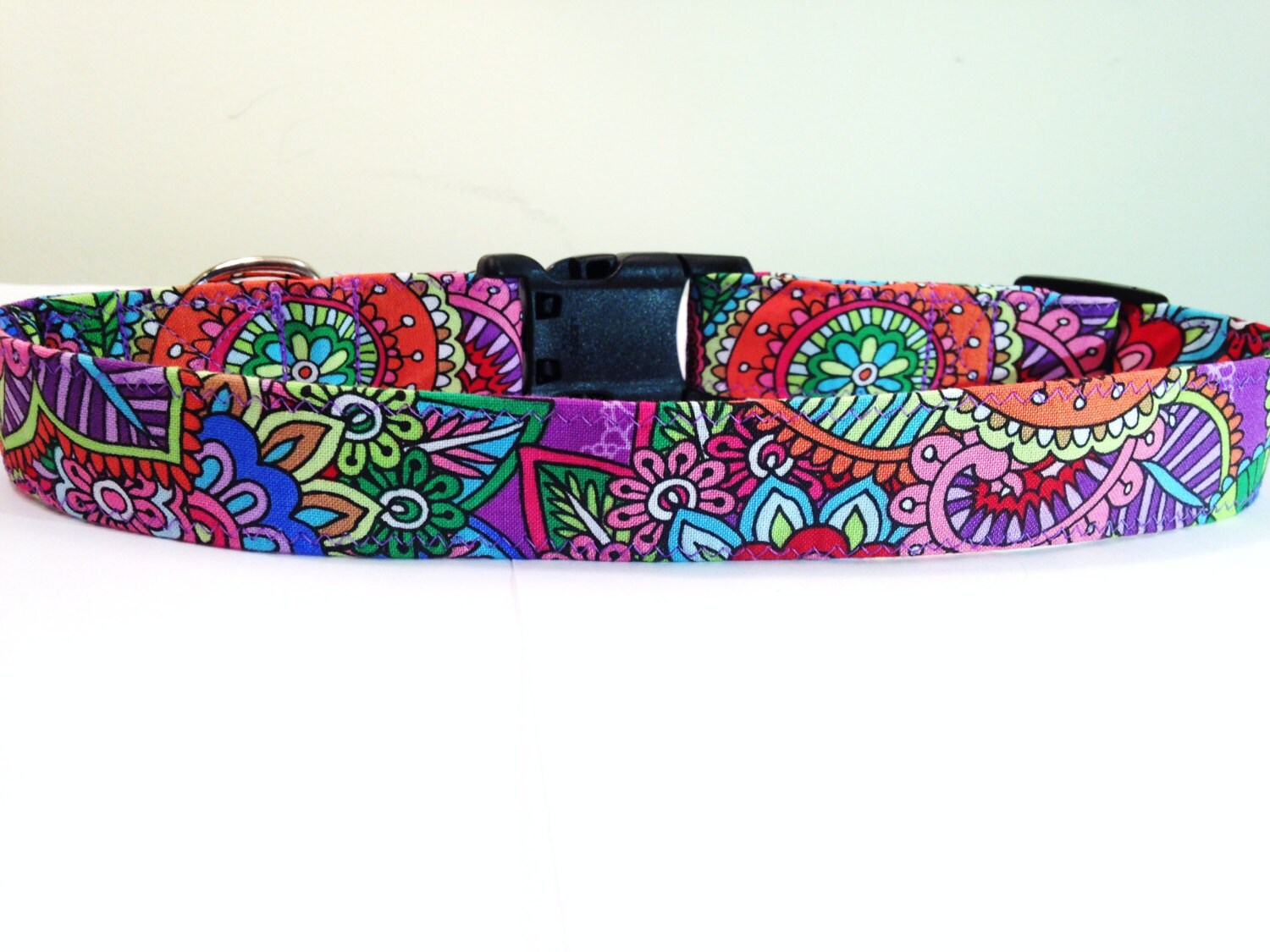 Female Dog collar Medium Dog Collar Paisley dog collar