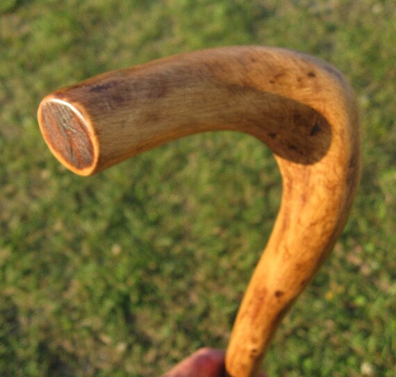 One Piece Walking stick cane Hand Carved by Canadian artist