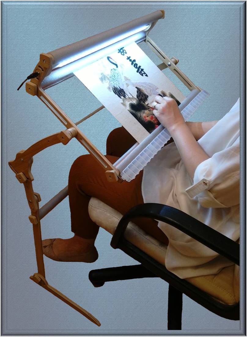 Universal Cross Stitch Stand with illumination Needlepoint