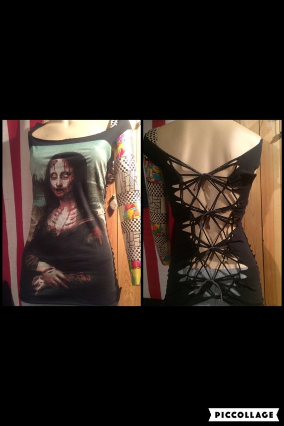 zombie mona lisa shirt