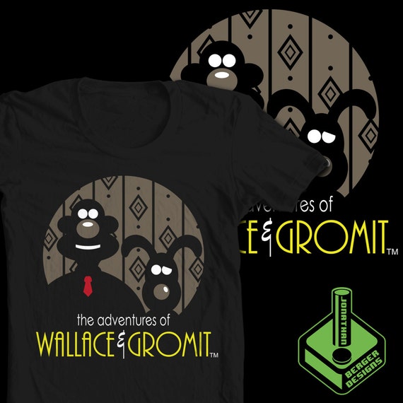 wallace and gromit tee shirts