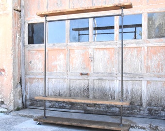Clothing Rack. Industrial Retail Clothing and Garment Rack. Store Fixture