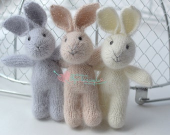 Newborn bunny, newborn props, fluffy bunny,newborn rabbit, newborn photo prop, angora bunny