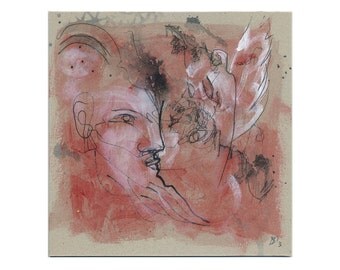 Acrylic painting + 20/20 (unique art image)