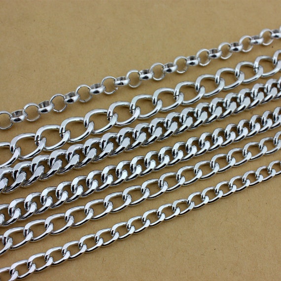 silver bag chain strap