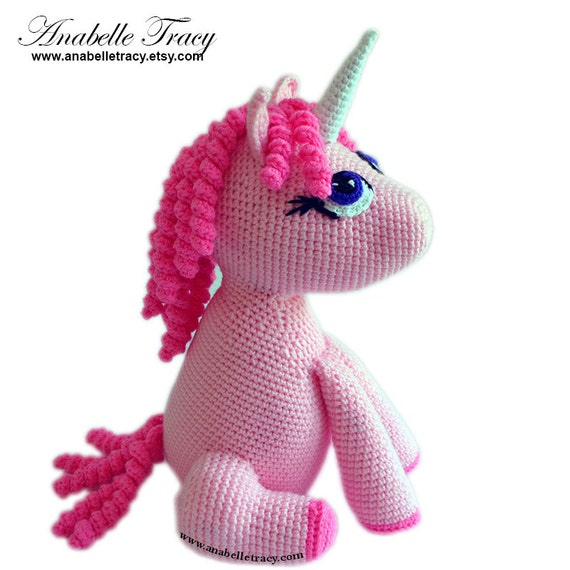 pink unicorn stuffie