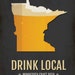 Minnesota Beer Print Map MN Drink Local Craft Beer Sign