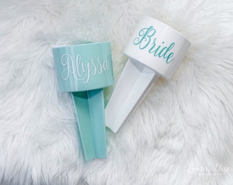 Bachelorette Party Beach Spiker - Personalized Bridesmaid Gift - Monogrammed Beach Spiker - Girls Weekend - Bridal Party- Bachelorette Favor