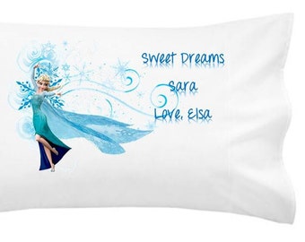 elsa pillowcase