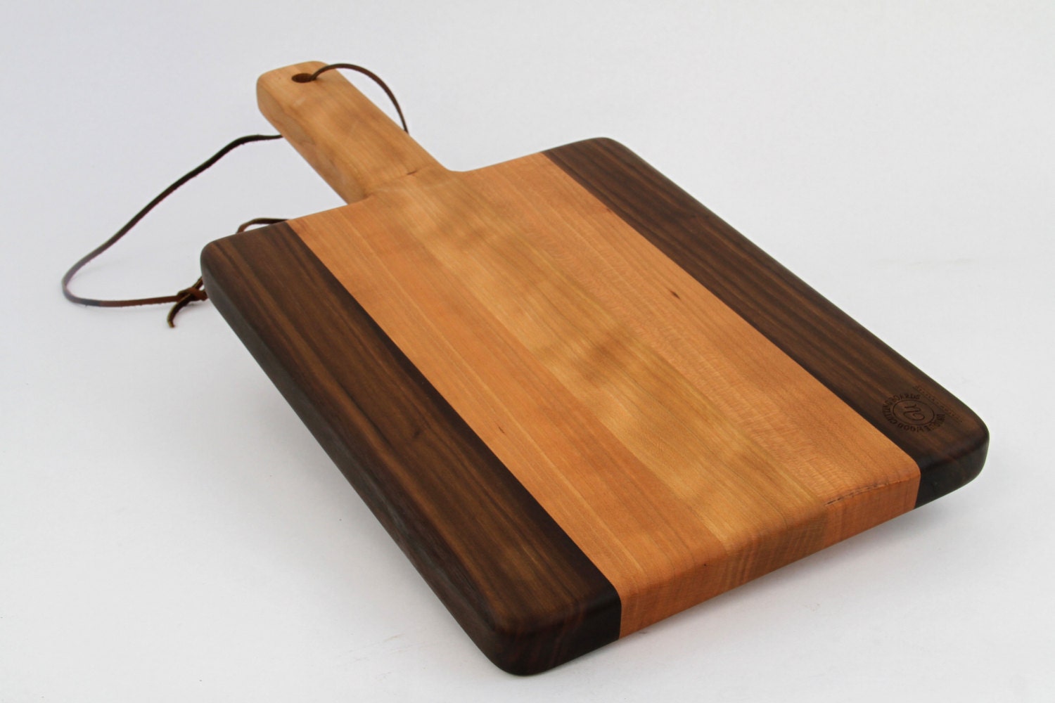 Handcrafted Wood Cutting Board Paddle Boardcherry And Laser