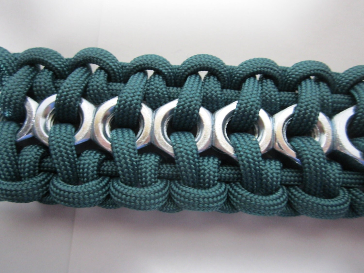 Hex Nut Paracord Survival Bracelet by AmazingParacording on Etsy