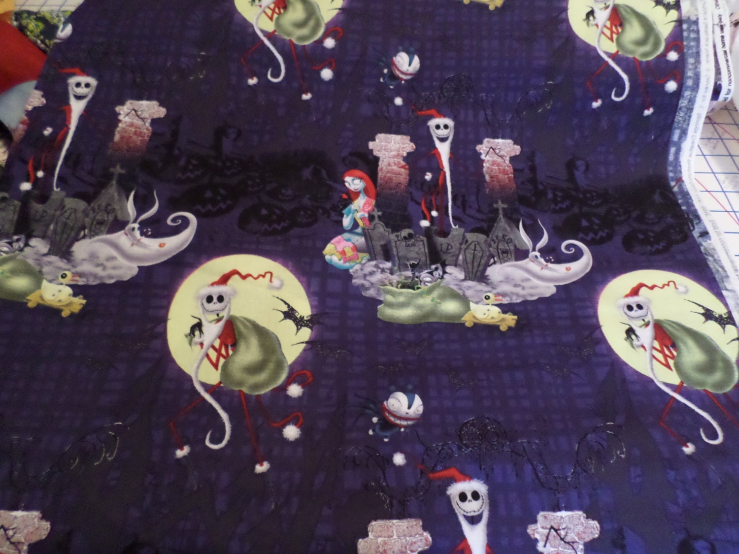 Nightmare Before Christmas Fabric 100% Cotton 36/44 Wide