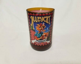 Soy Wax Beer Bottle Candle. Lost Coast Brewery Beer Bottle Soy Candle.Pomegranate Cider Scent. SALE!