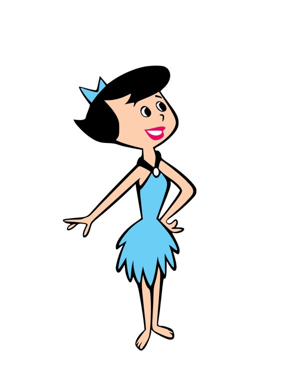 Flintstones Betty SVG Instant Download