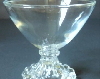 Anchor Hocking Clear Boopie Sherbet Dish
