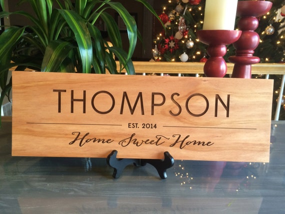 wood sign for your home
