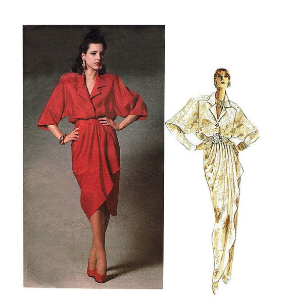 Items similar to CHRISTIAN DIOR DRESS Sewing Pattern Vogue 1888