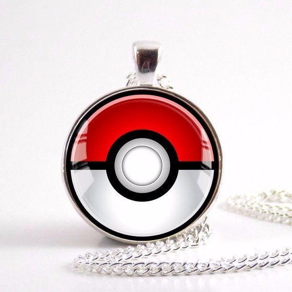 Items similar to Pokemon Inspired Pendant Necklace on Etsy