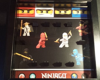 lego ninjago minifigure display case