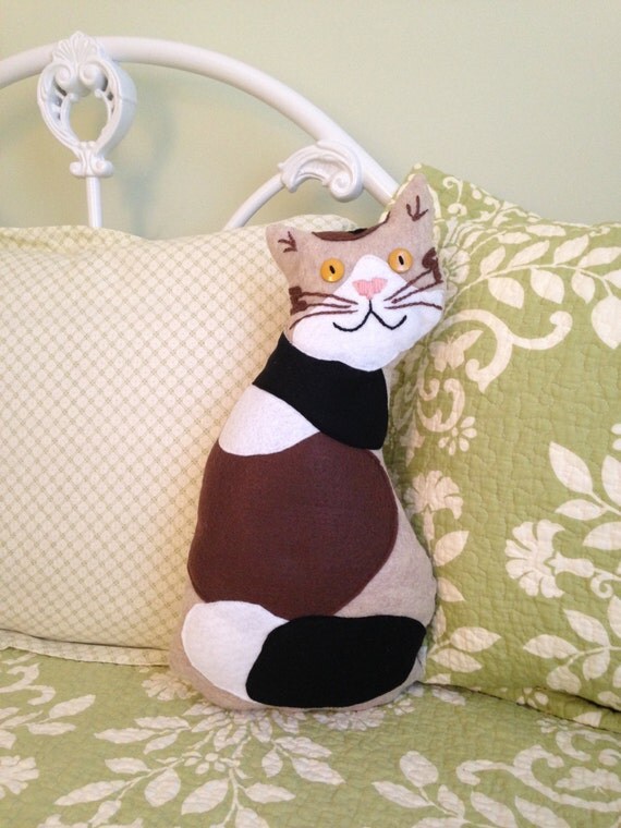 calico cat pillow pet