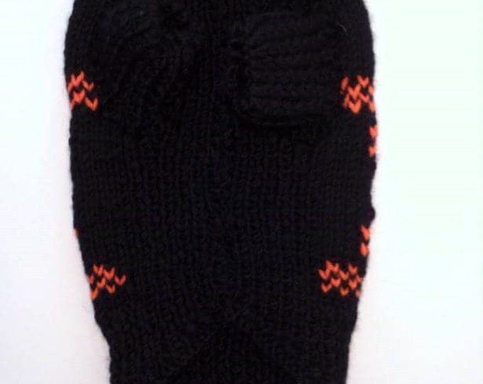 Knit Handmade Pattern Sweater For Dog. Pet Dress. Knit Dog Clothing. Sweater for Dog. Dog Clothes. Pattern Sweater. Size M