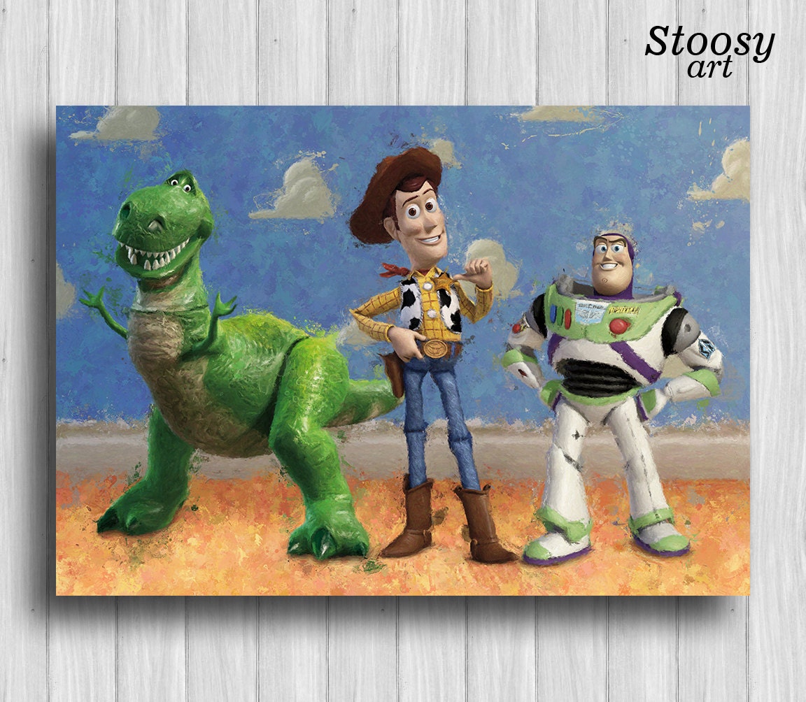 toy story woody painting