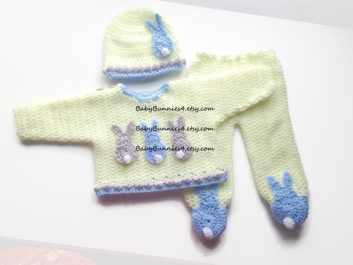 Yellow baby bunny outfit baby boy going gone outfit by BabyBunniez