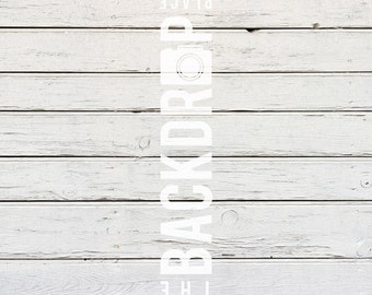 Small Photography Backdrop - White Wash Wood - 2'x2', 2'x3', 3'x3', 3'x4'
