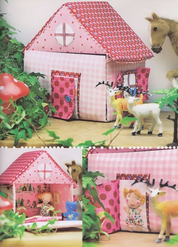 Ebook PDF Pattern Tutorial how to Doll house handmade sewing