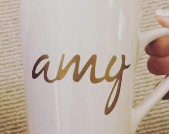 Coffee Mug- Personalized Mug- Custom Mug- Name Mug- Different Fonts Available